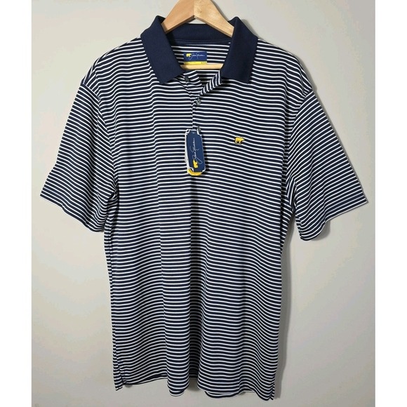 Original Penguin Other - Original Penguin Polo Shirt XL Navy Stripe Golf Classic MSRP $60 NWT